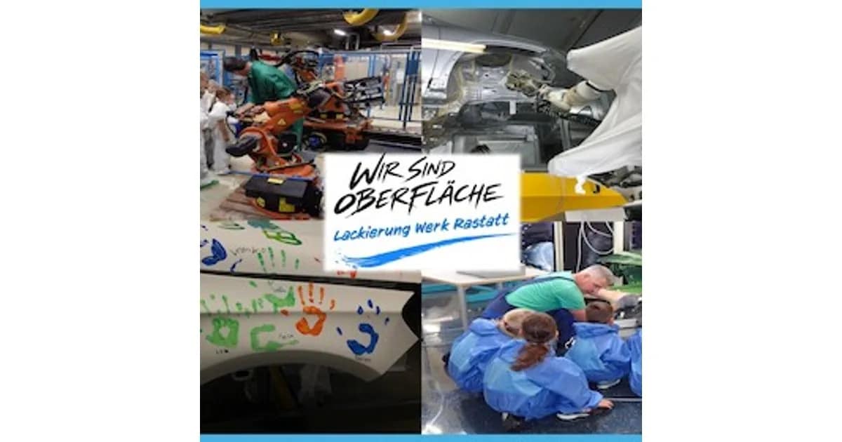 Mercedes-Benz Kinderferienprogramm - Faszination Oberfläche - Entdecke die Welt der Fahrzeuglackierung