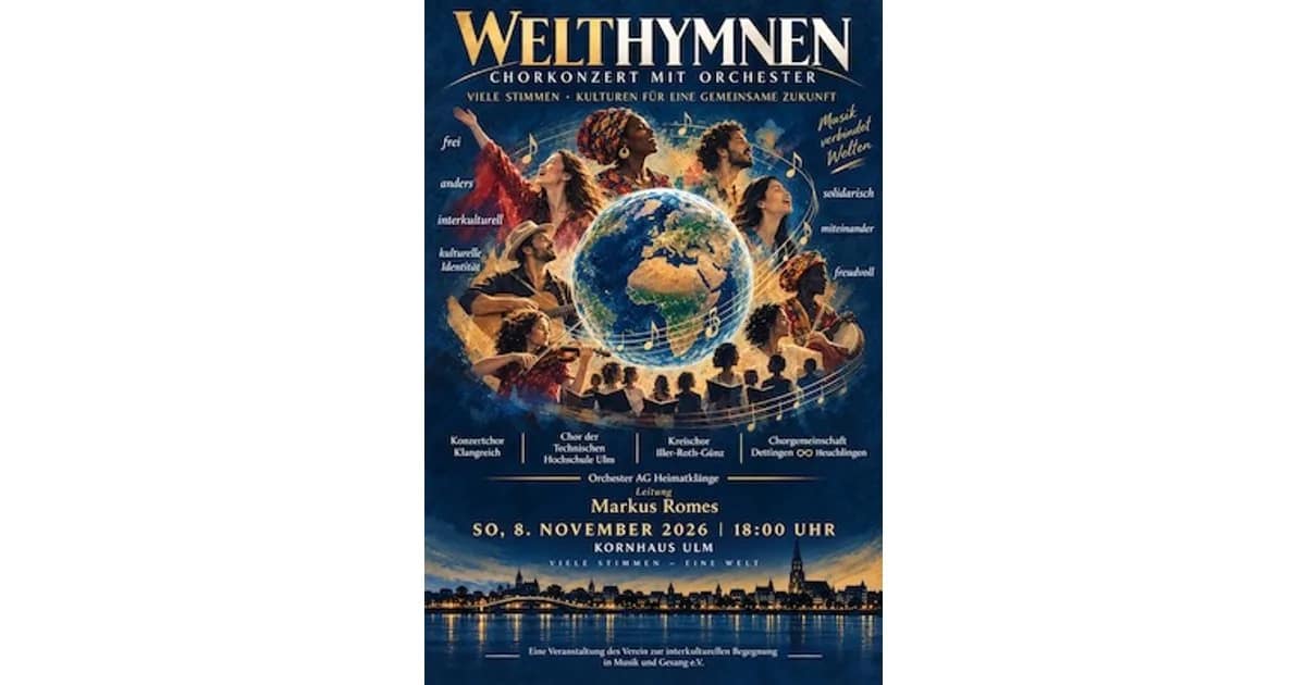WELT HYMNEN - für Chor und Orchester event image