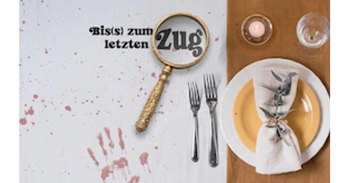 Dinner-Show "Bis(s) zum letzten Zug" - KRIMI-Comedy-Impro-DINNER event image