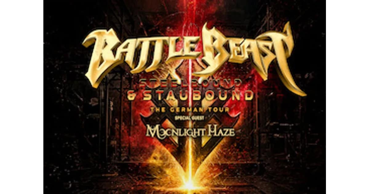 Battle Beast supp.: Moonlight Haze - Steelbound & Staubound – The German Tour 2026 event image