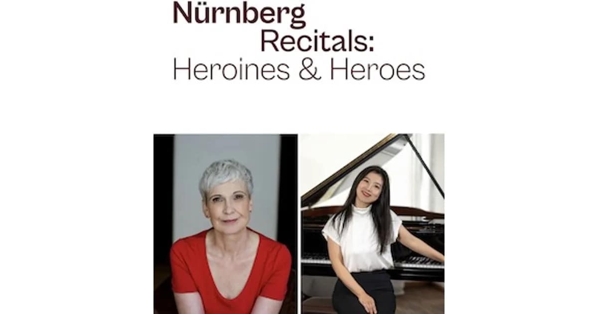 NÜRNBERG RECITALS 2027 - Virtuos am Klavier: Heroines & Heroes - Huijing Han, Klavier & Ulrike Hübschmann, Sprecherin - "Das Geheimnis des Lebens ist das Leben selbst" event image