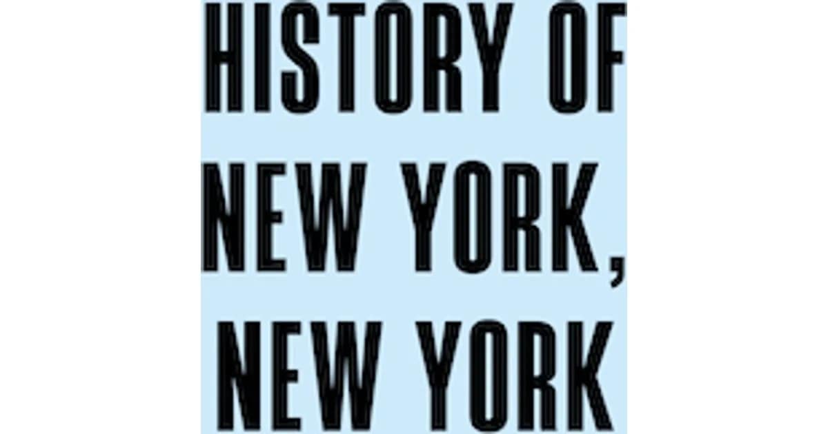 History of New York, New York - Eine Revue event image