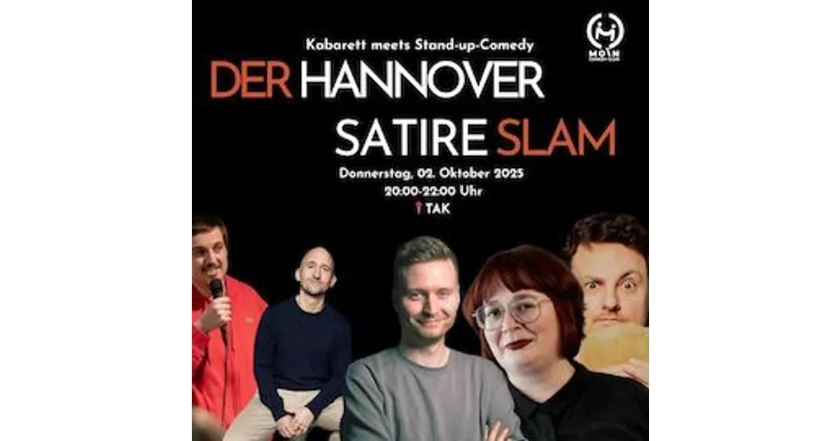 Der Hannover Satire Slam - Präsentiert vom Moin Comedy Club event image