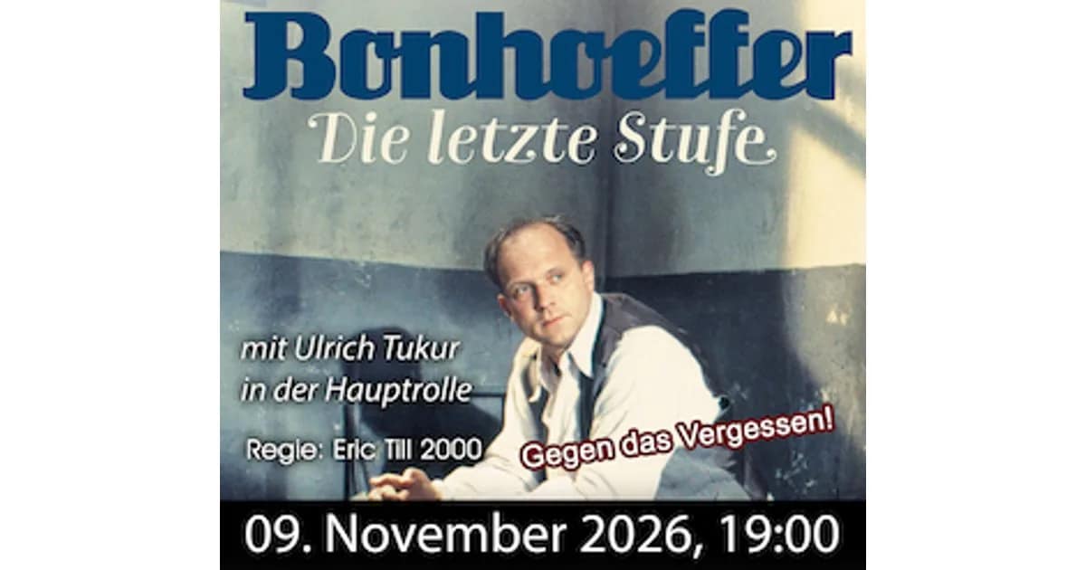 Bonhoeffer – Die letzte Stufe event image