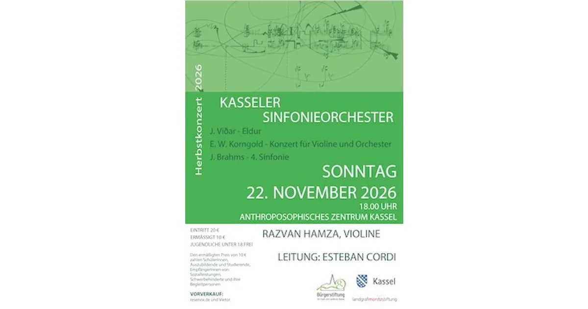 Kasseler Sinfonieorchester - Herbstkonzert 2026 event image