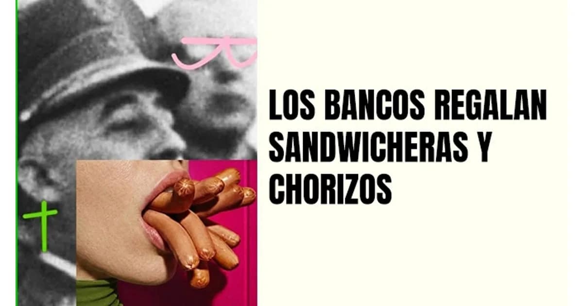 Los Bancos Regalan Sandwicheras y Chorizos event image