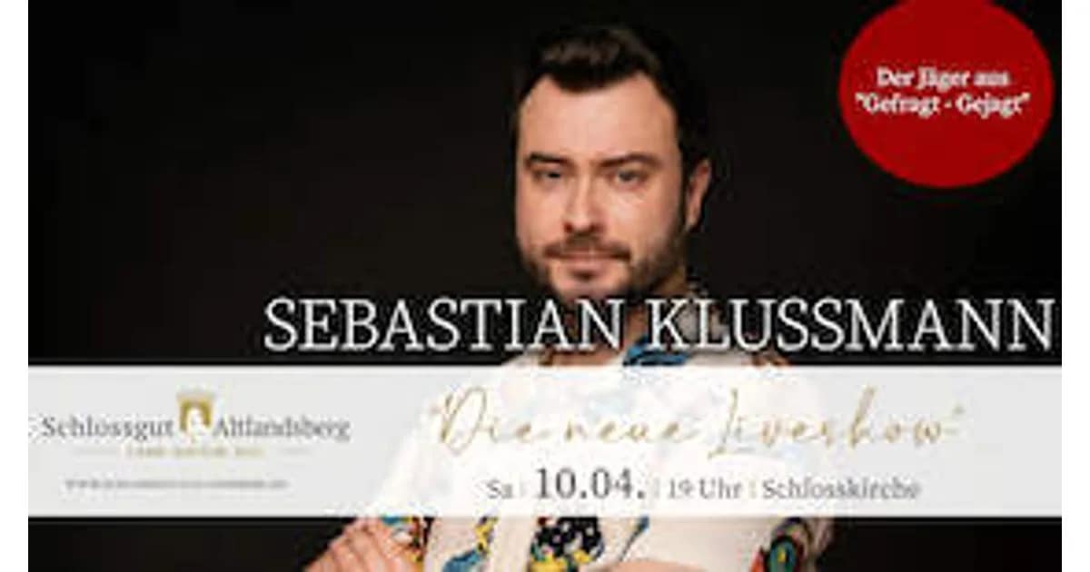 Sebastian Klussmann - "Die neue Liveshow" event image