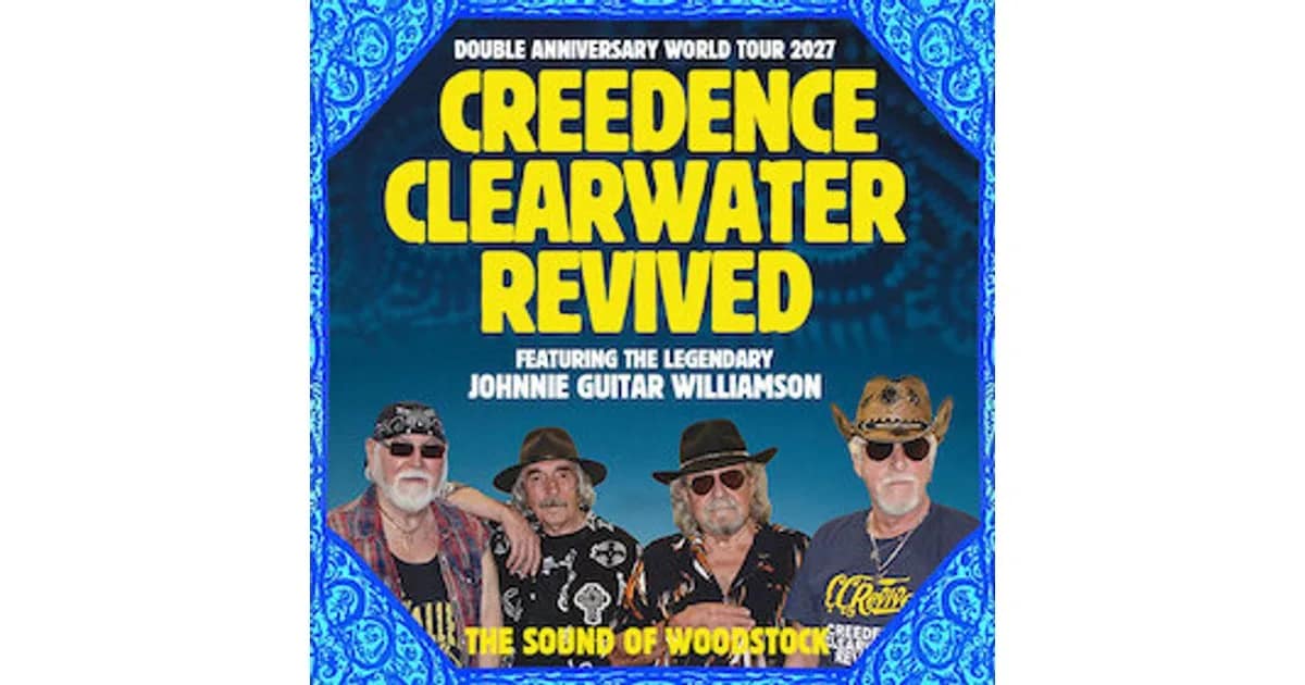 Creedence Clearwater Revived - Double Anniversary World Tour 2027 event image