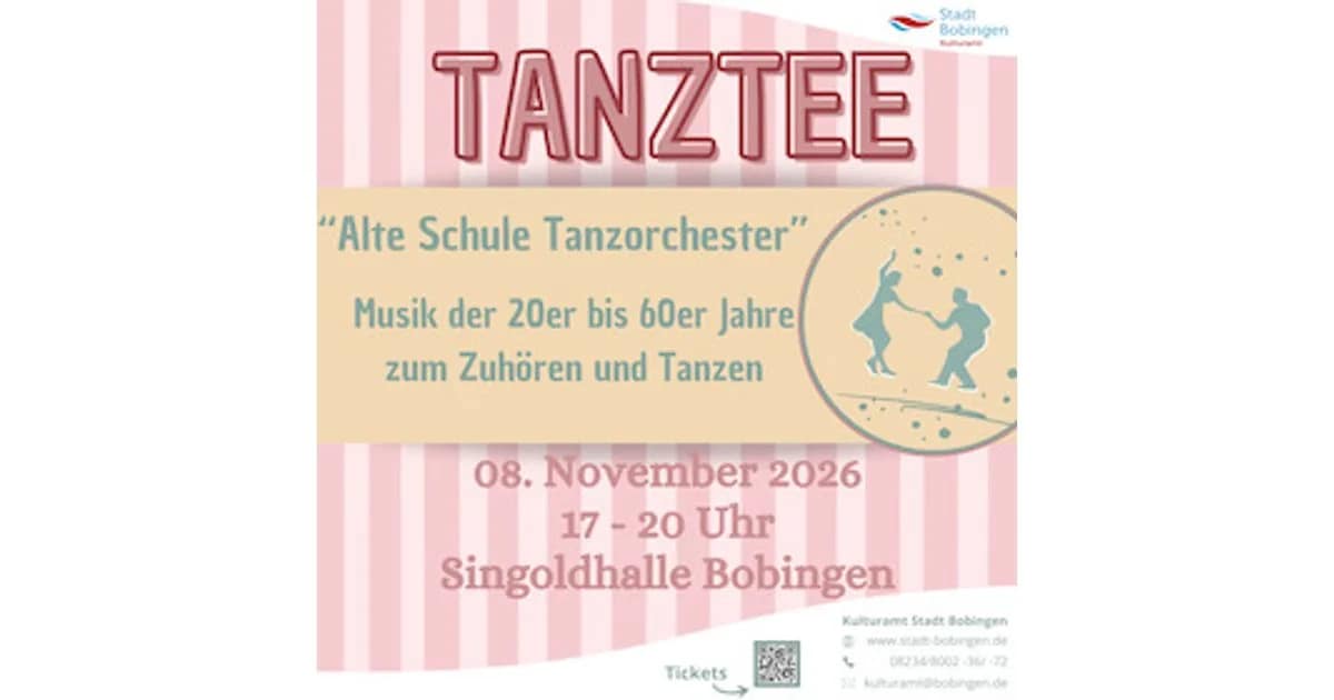 Tanztee mit dem "Alte Schule Tanzorchester" - Musik der 20er bis 60er Jahre zum Zuhören und Tanzen event image