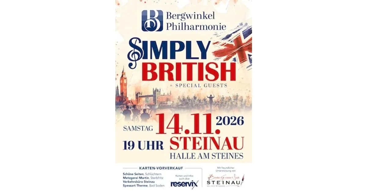 Konzert der Bergwinkel Philharmonie - Simply British event image