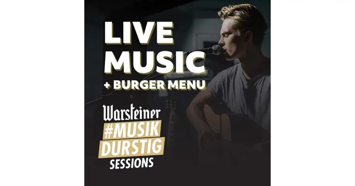 Warsteiner #MusikDurstig Sessions - Don't miss a beat! event image