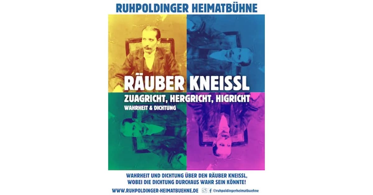 Zuagricht, hergricht, higricht! - Dichtung & Wahrheit über Mathias Kneißl event image