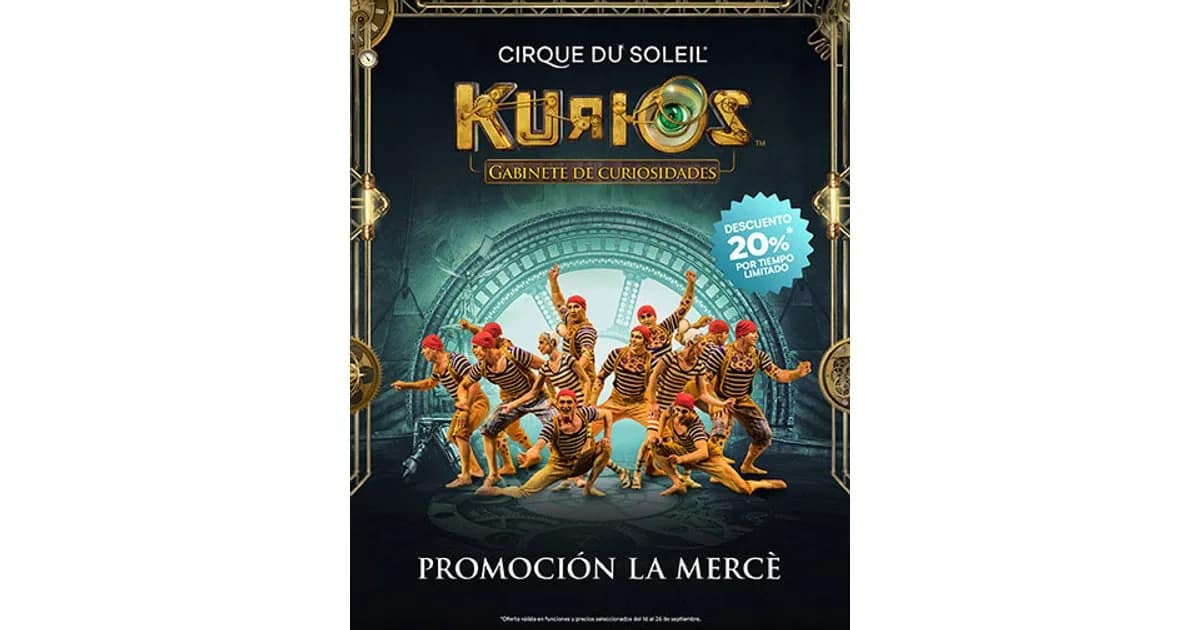 Cirque Du Soleil - Kurios - Oferta Flash event image