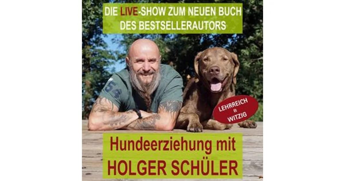 "Auf 6 Pfoten" - Hundeerziehung mit Holger Schüler event image