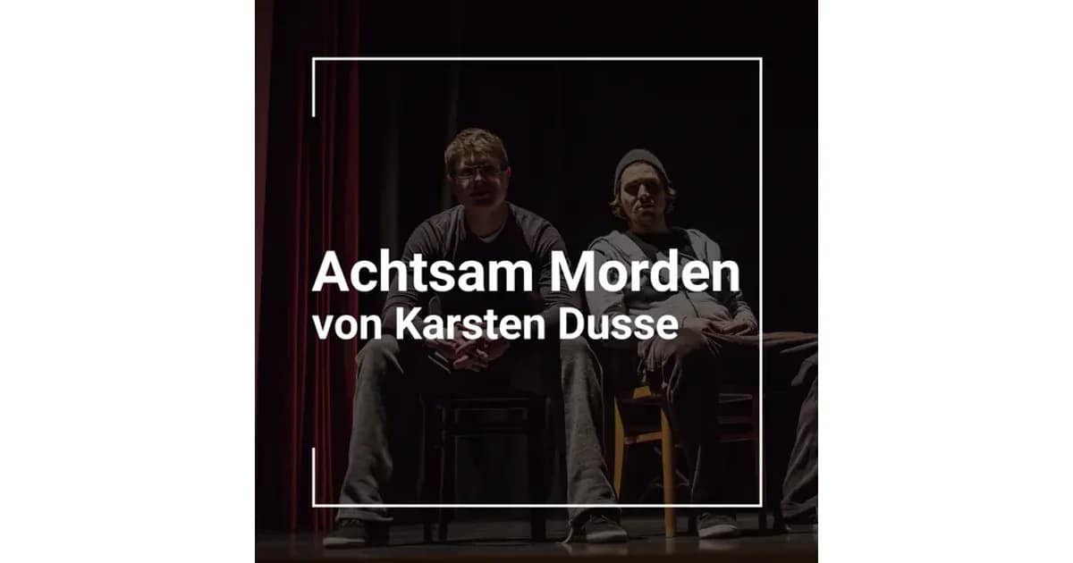 Achtsam morden durch bewusste Ernährung - Krimikomödie nach Band 5 der Bestseller-Reihe von Karsten Dusse event image