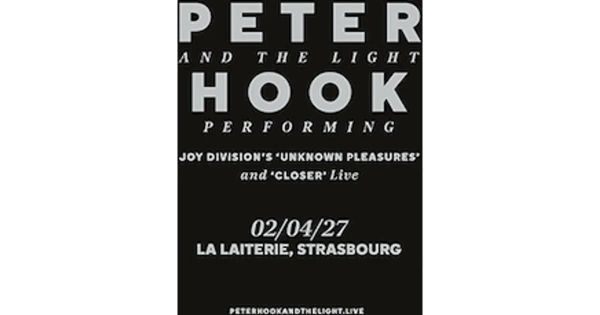 Peter Hook & The Light: A Joy Division Celebration event image