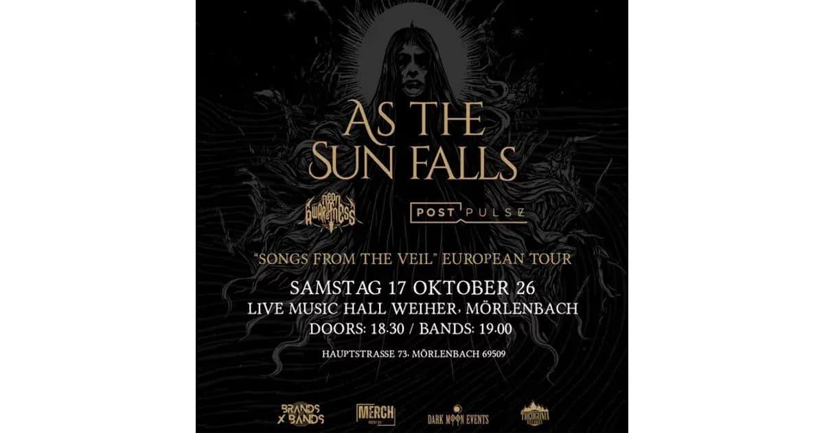 As The Sun Falls (FIN) - Songs From The Veil Tour 2026 event image