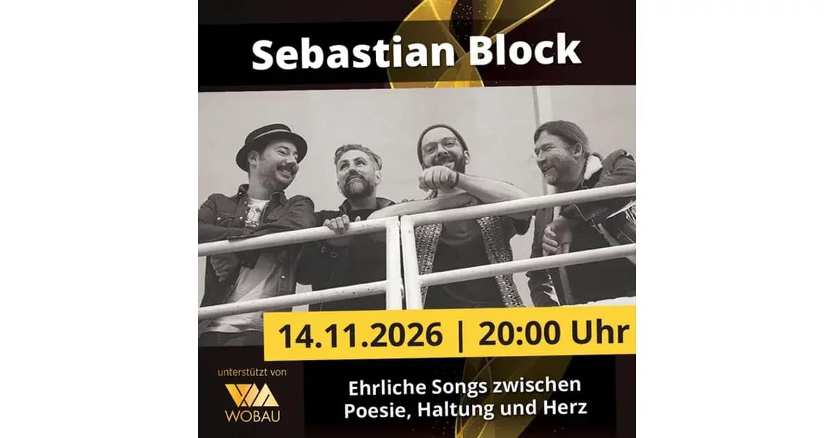 Sebastian Block (Indi-POP) | Magdeburg | machwerk event image