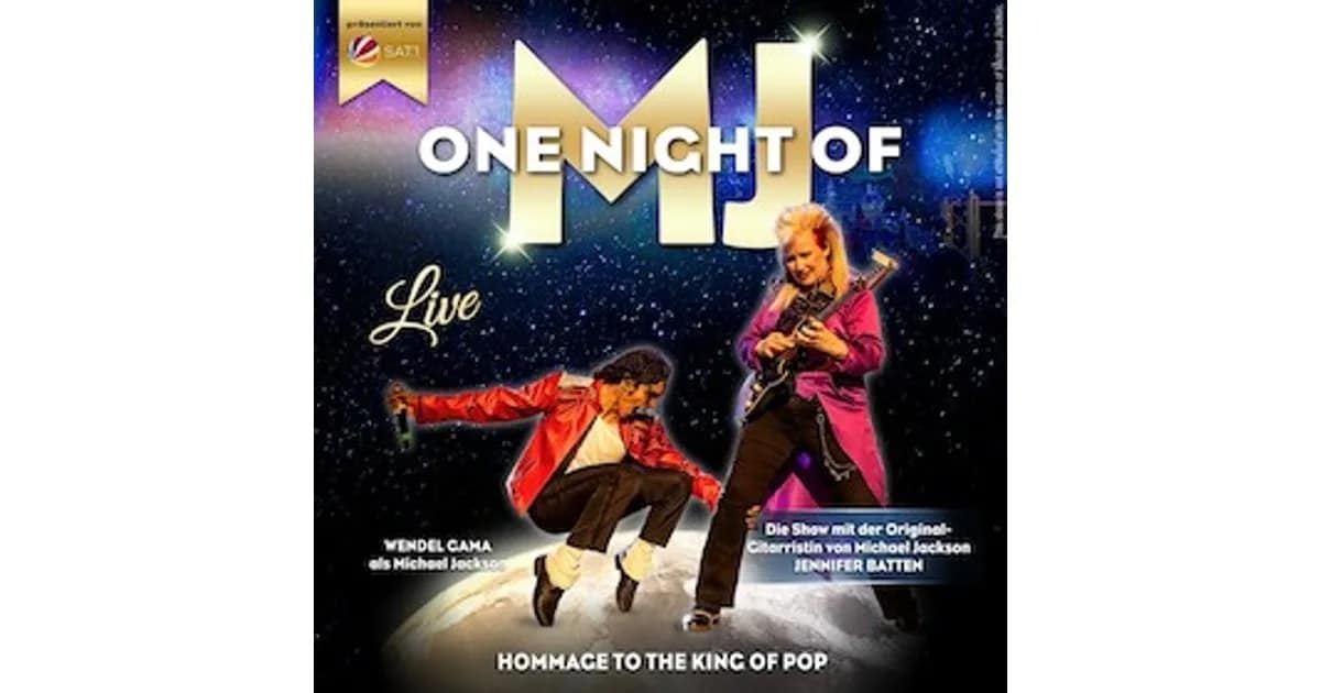 One Night Of MJ - The Tribute To The King Of Pop! event image