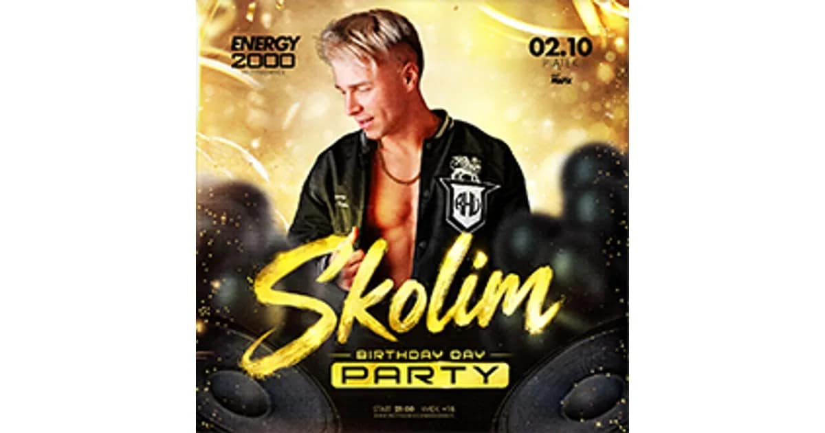 SKOLIM BIRTHDAY PARTY | Energy 2000 Przytkowice (16+)