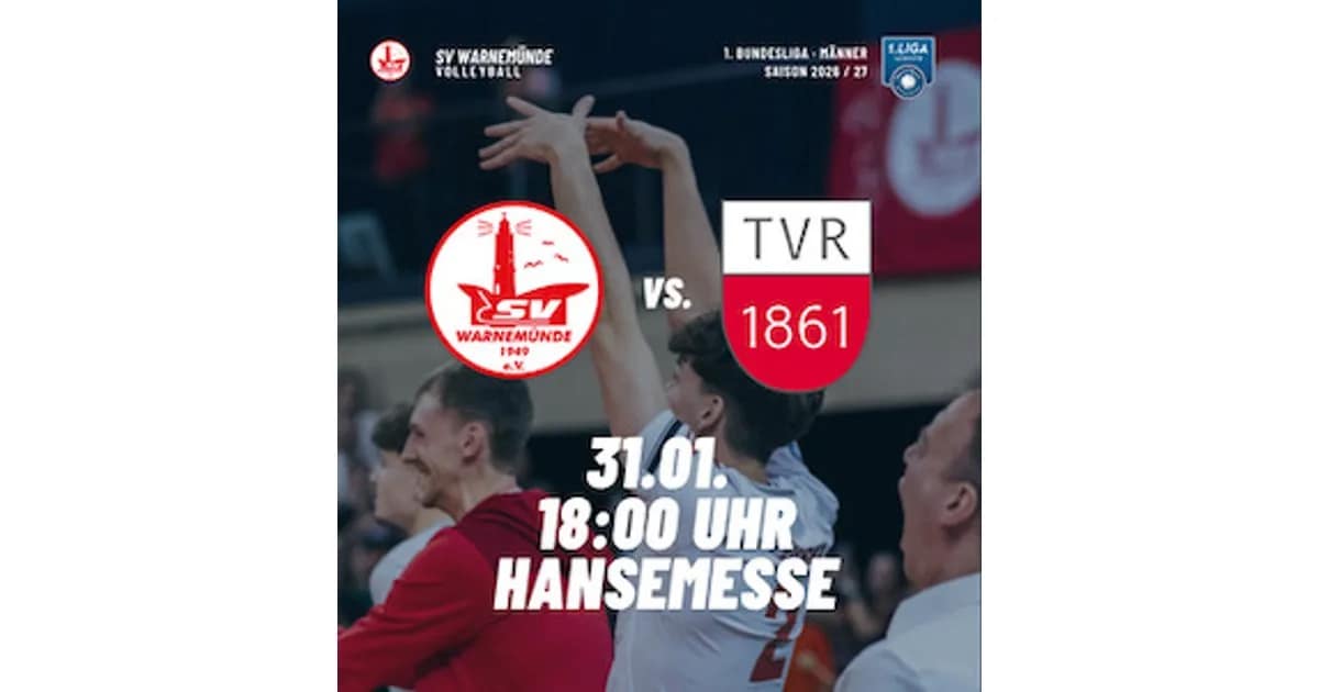 2026/2027 | 1. Bundesliga Männer - SV Warnemünde - Rottenburg event image