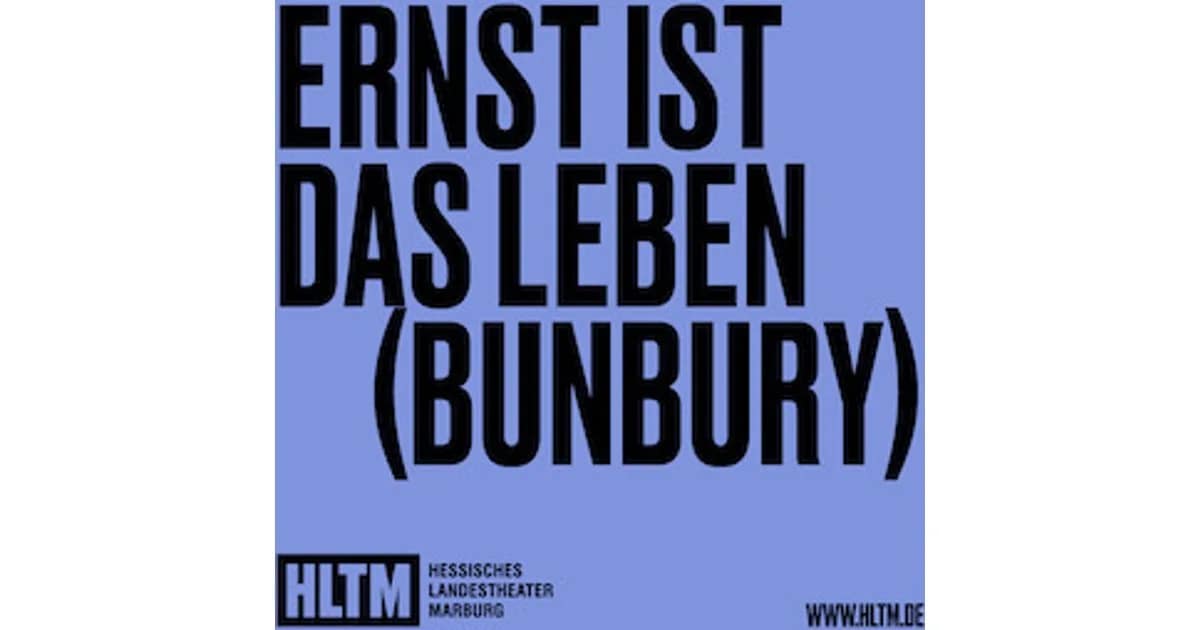 Ernst ist das Leben (Bunbury) - Oscar Wilde /14 event image
