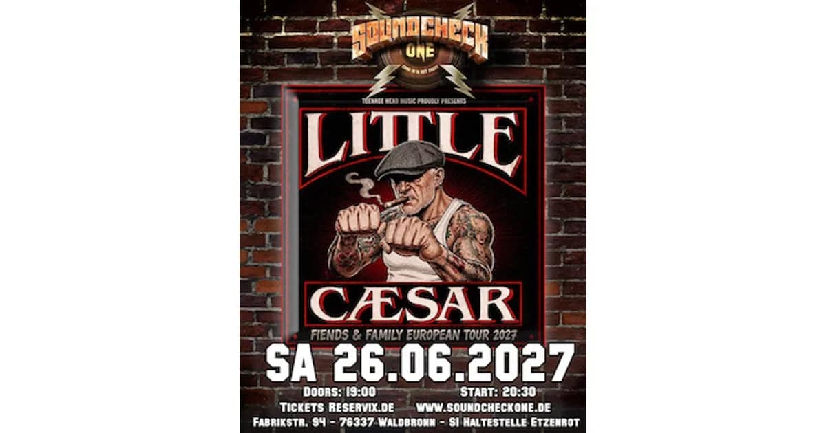 Little Caesar - Fiends & Family European Tour 2027 event image