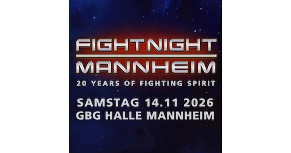 Fight Night Mannheim - 20 Years of Fighting Spirit event image