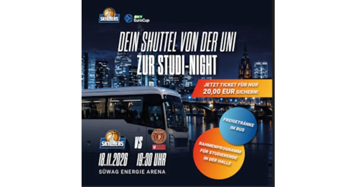 Sondershop 2026/27 - Studi-Shuttle (Ticket und Bustransfer) event image