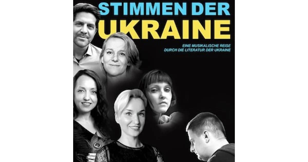 Stimmen der Ukraine - eine musikalische Reise durch die Literatur der Ukraine event image