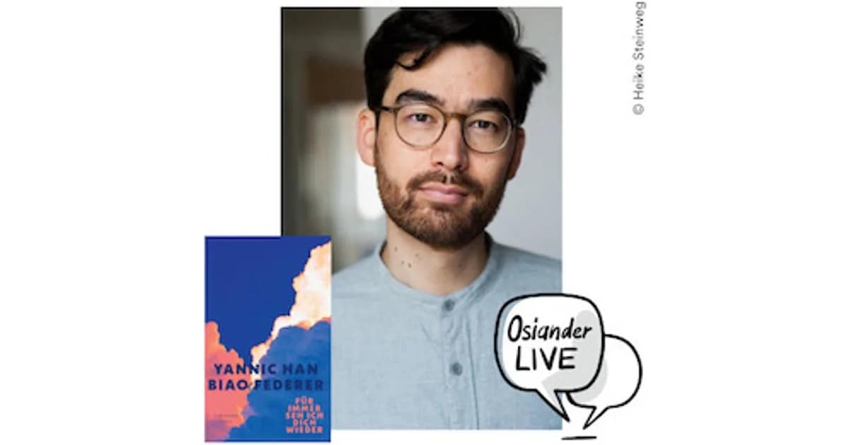 RavensBuch Ravensburg - Lesung | Yannic Han Biao Federer | Für immer seh ich dich wieder event image