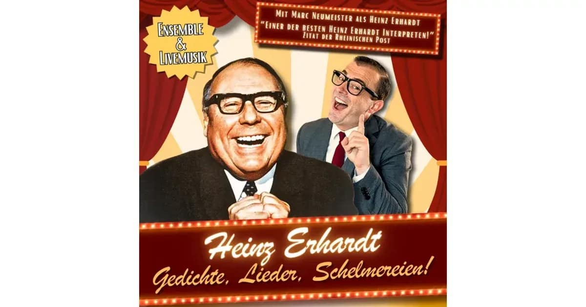 Heinz Erhardt - Gedichte, Lieder, Schelmereien! - Das ORIGINAL mit Marc Neumeister event image