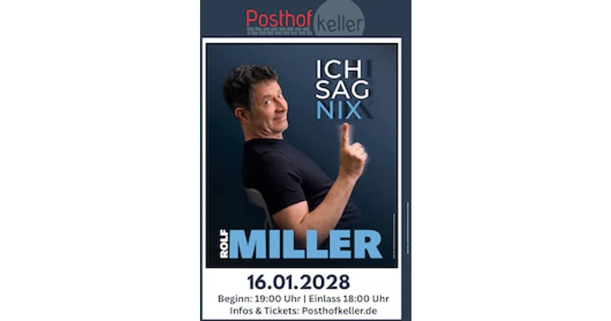 Rolf Miller - Ich sag nix event image