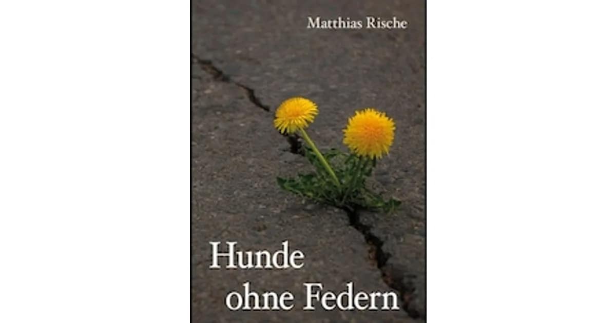 Matthias Rische liest aus seinem Buch „Hunde ohne Federn“ - Hunde ohne Federn event image