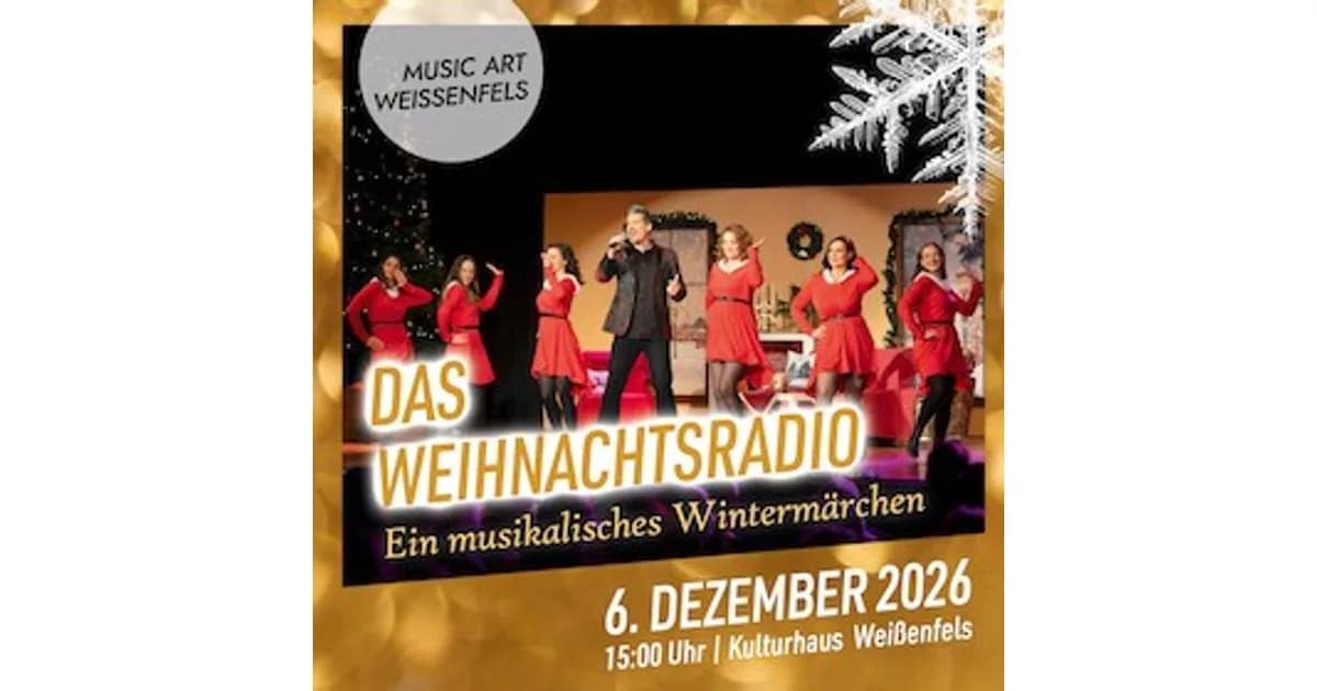 Das Weihnachtsradio - Ein musikalisches Wintermärchen - präsentiert vom music art e.V. event image