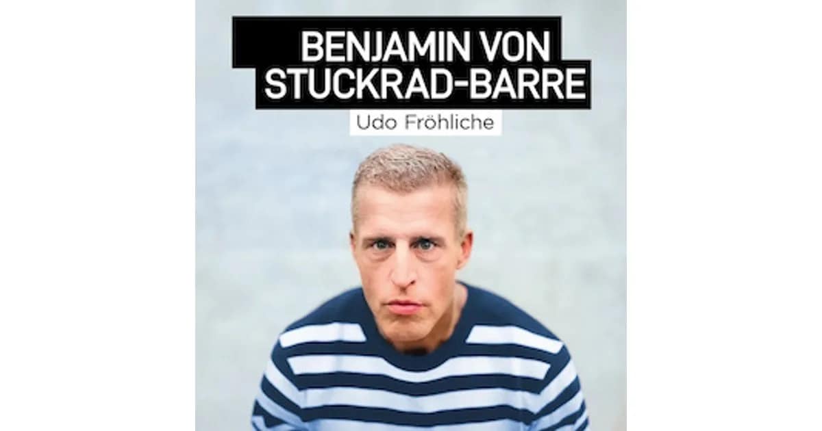 Benjamin von Stuckrad-Barre - Udo Fröhliche event image