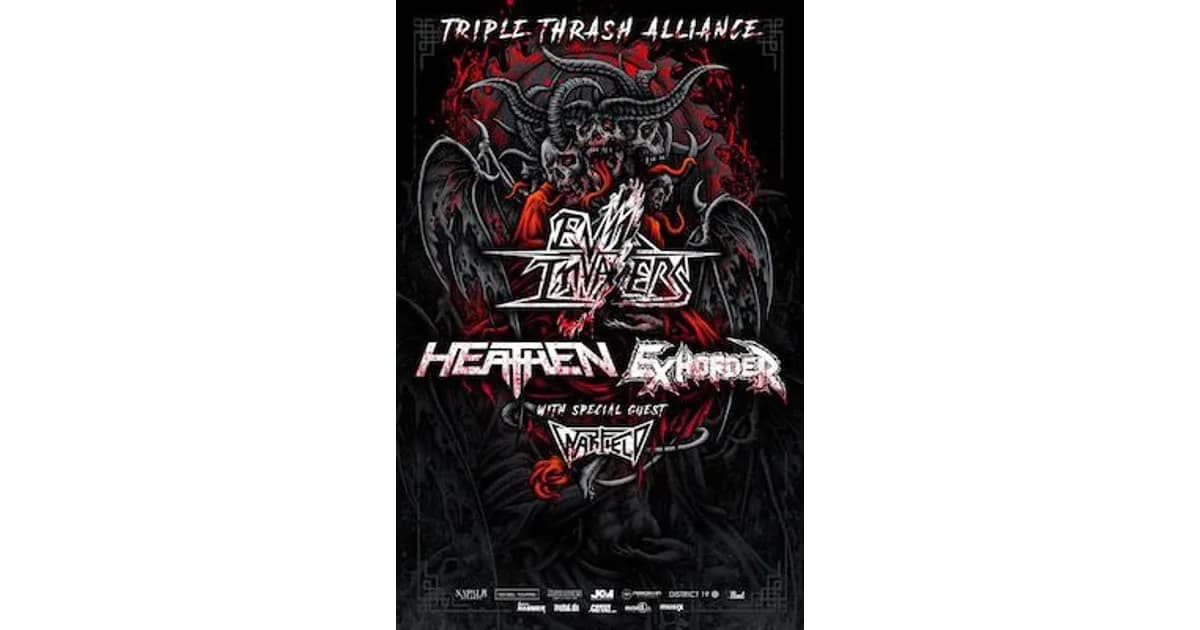 Evil Invaders + Heathen + Exhorder + Warfield - Triple Thrash Alliance event image