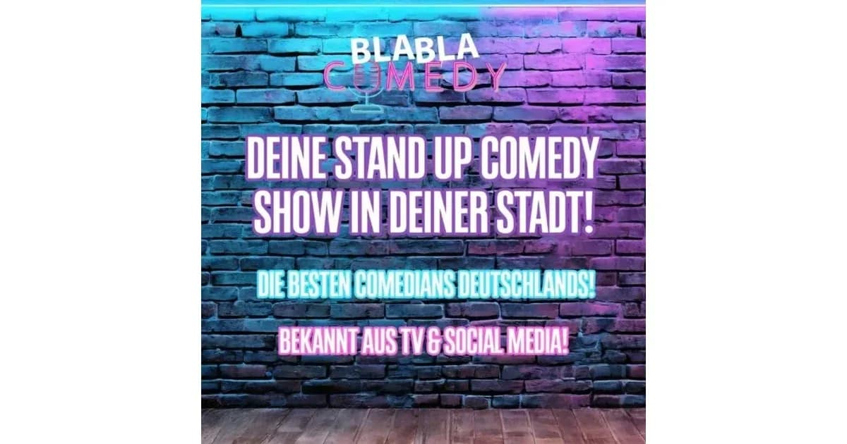 BlaBlaComedy Freiburg - Die besten Comedians Deutschlands - Bekannt aus TV und Social-Media event image
