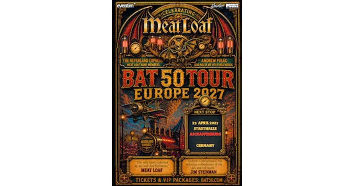 CELEBRATING MEAT LOAF - THE NEVERLAND EXPRESS WITH ANDREW POLEC event image