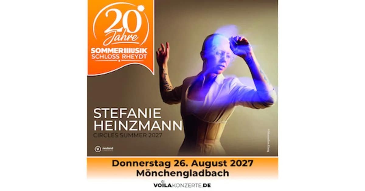 SommerMusik Schloss Rheydt - STEFANIE HEINZMANN – CIRCLES SUMMER 2027 event image