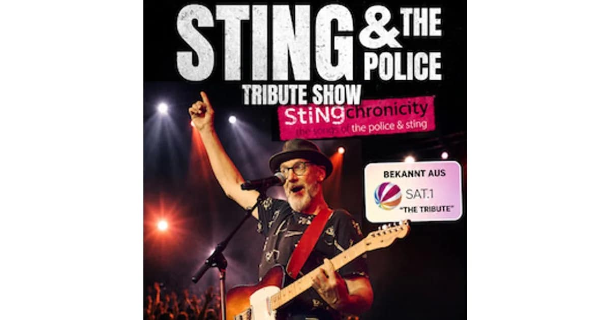 Sting & The Police Tribute Show - Stingchronicity - Sting & The Police Tribute Show - Stingchronicity event image