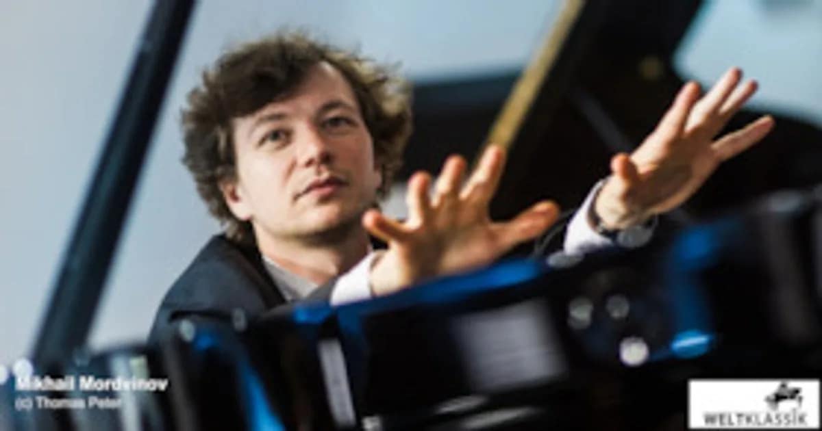 Weltklassik am Klavier - Mikhail Mordvinov präsentiert: Vom Tanz zur Transzendenz - Vers la flamme, Schmetterlinge, Seelenschmerz! event image