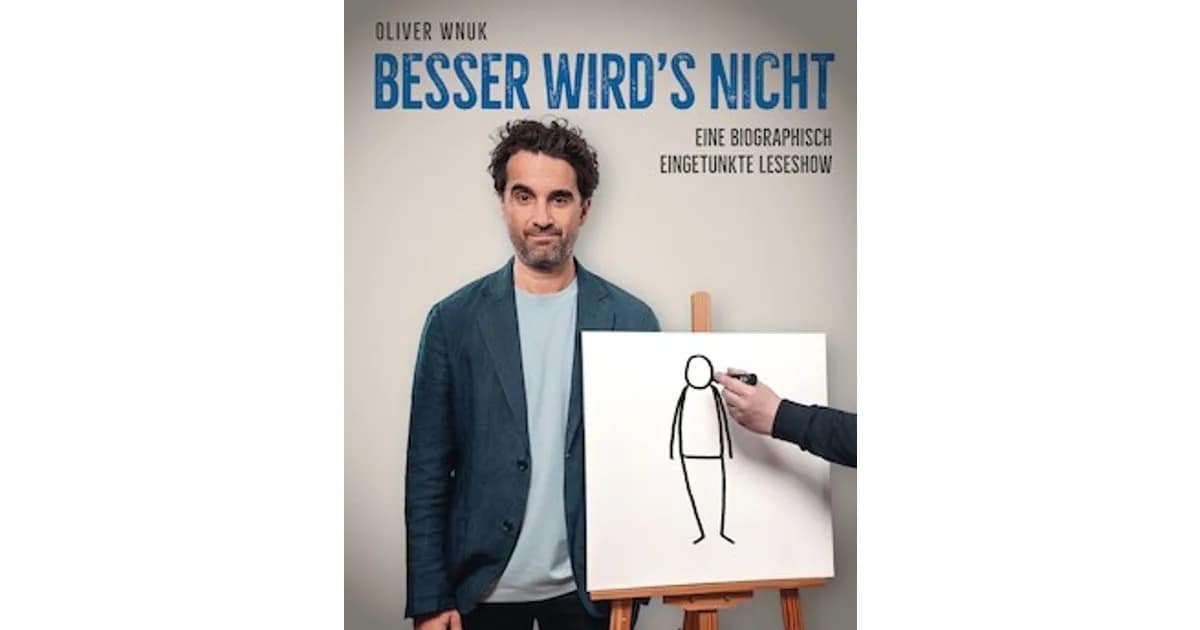 Oliver Wnuk - Wnuk denkt laut und liest was vor - die biographisch eingetunkte Show event image