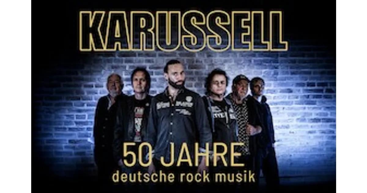Karussell-50 Jahre deutsche Rockmusik | Die Jubiläumstour - Sechs Musiker – drei Generationen – eine Band event image