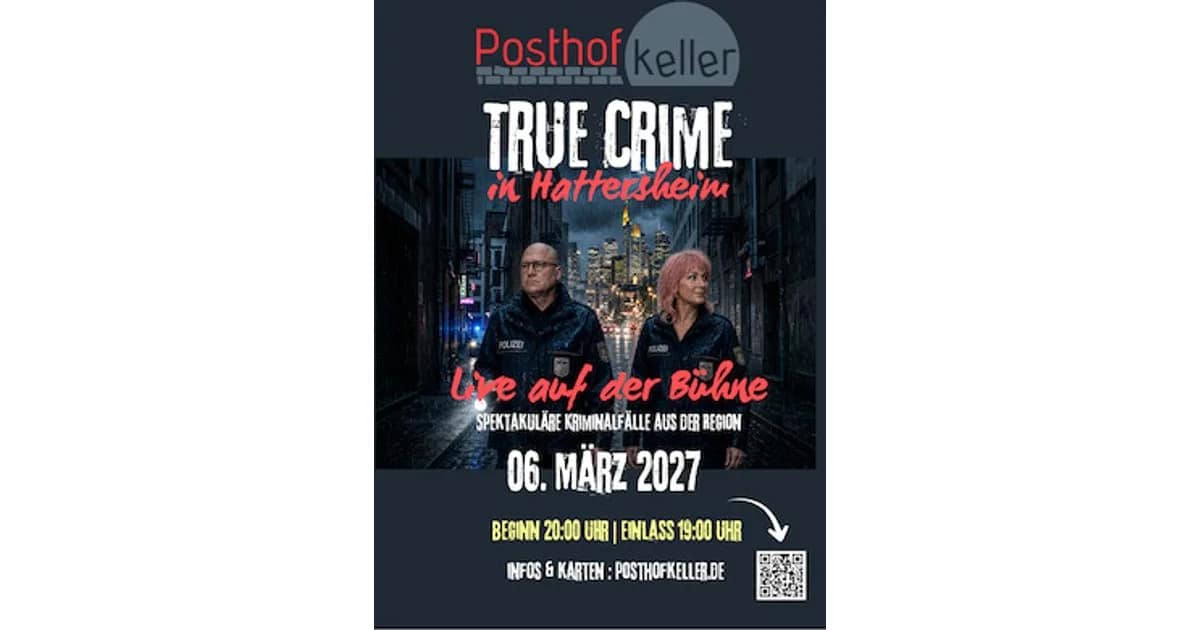 True Crime in Hattersheim - Spannende Kriminalfälle aus der Region event image