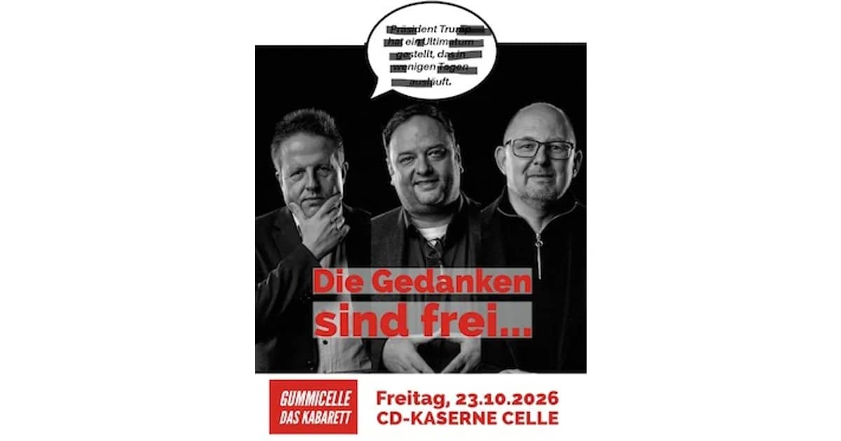 GummiCelle - DIE GEDANKEN SIND FREI – und Gummicelle lässt sie fliegen event image