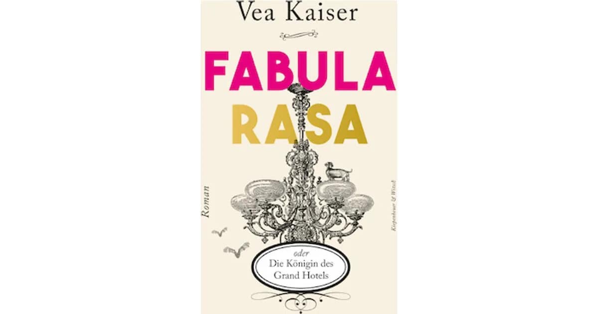 Literaturtage Albstadt 2026 - Fabula Rasa oder Die Königin des Grand Hotels - Lesung mit Vea Kaiser event image
