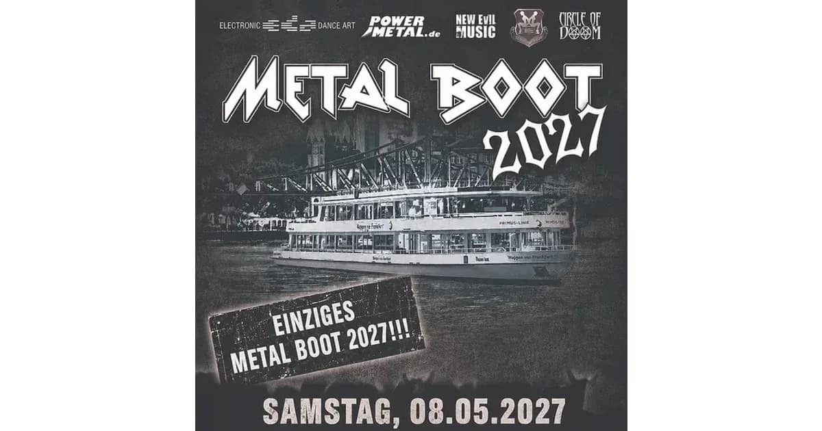 Das MetalBoot - Deine MetalParty auf dem Main! - MetalBoot 2027 event image