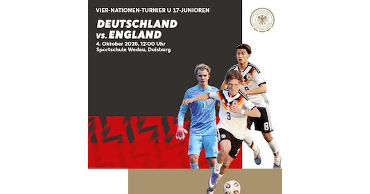 DFB U 17-Länderspiele - Deutschland - England event image