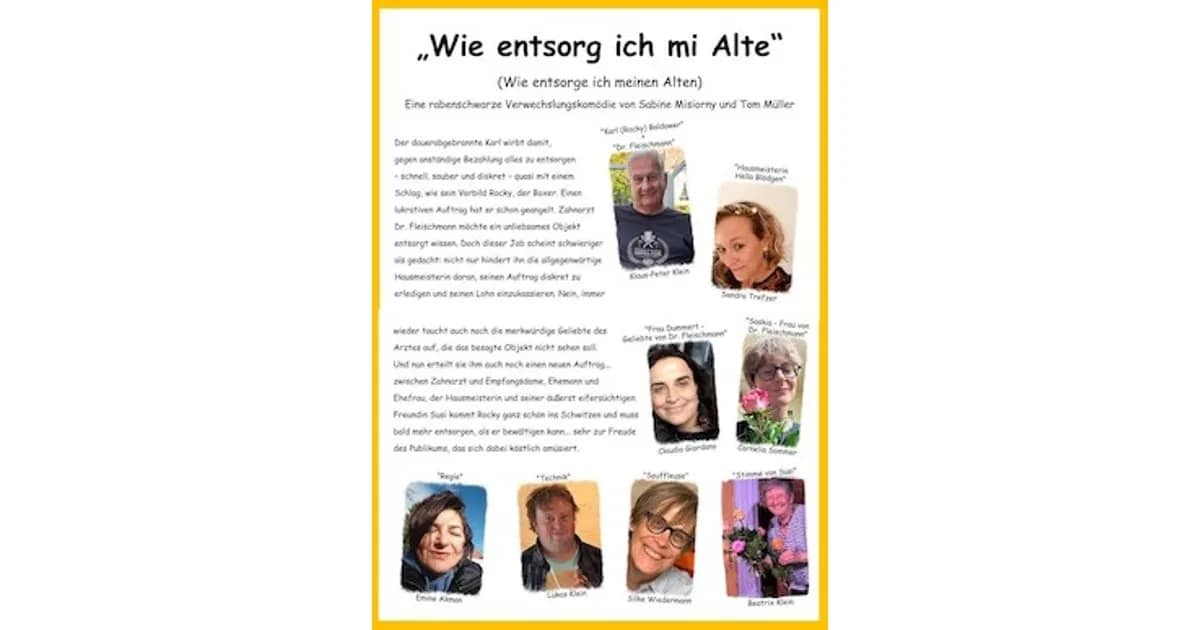 "Wie entsorge ich meinen Alten" (Wie entsorg ich mi Alte) event image